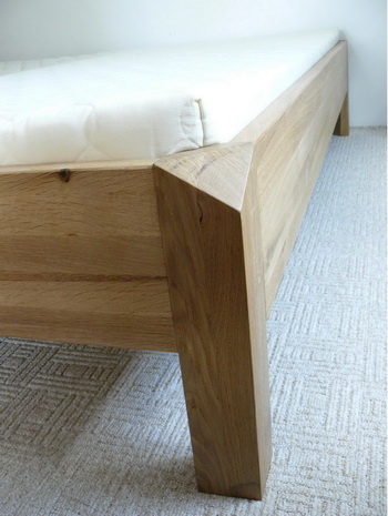 Turned timber bed legs by Woodcroft Woodturning